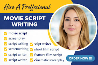 write movie script screenplay film script script writing story plot youtube tv