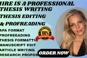 proofread, edit, and format your bachelor, master, or phd thesis