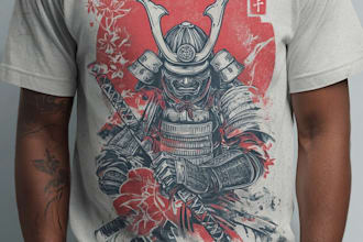 japanese t shirt illustration