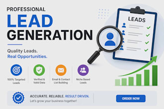 do b2b lead generation and targeted email list building