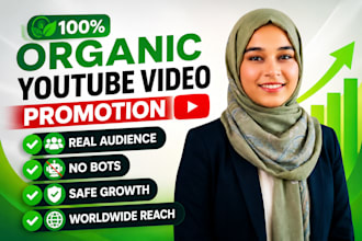safe organic youtube video promotion for real audience growth