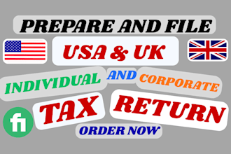 file USA llc tax return and UK company tax return
