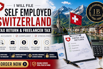 file swiss tax return for self employed and freelancers