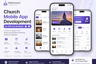 do professional church mobile app development for ios and android