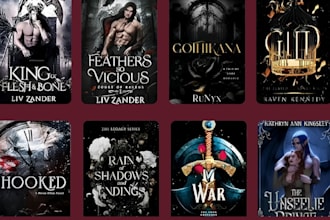 design dark mafia romance book cover spicy nsfw art fiction cover illustration