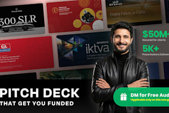 create an investor pitch deck in powerpoint