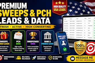deliver responsive elderly sweeps takes leads, p c h leads, banks leads