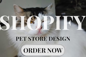 build shopify profitable pets dropshipping  store shopify pets website