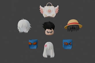 create ugc hair and items for roblox