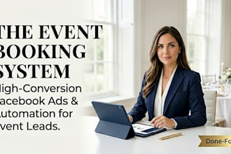 setup facebook ads funnels and whatsapp automation for event bookings