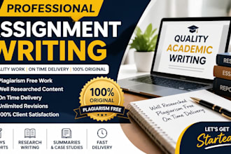 write plagiarism free assignments