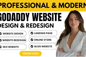 godaddy website design, redesign godaddy website design godaddy website
