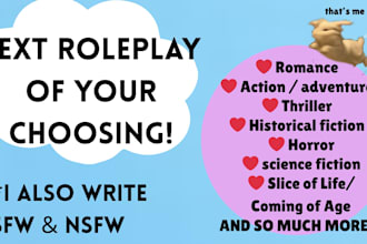 write any roleplay you want with you