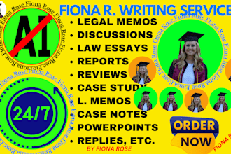 do law,essay, business law, case notes and memo in 12 hrs
