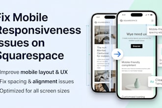 fix mobile responsiveness issues on squarespace website improve mobile layout