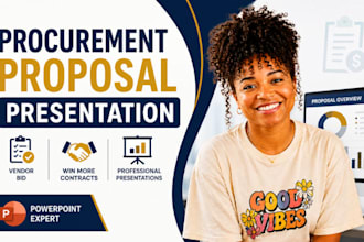 procurement proposal presentation, vendor bid powerpoint, bid slides design