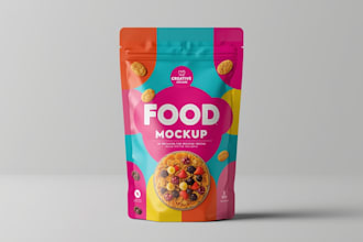 design creative box, pouch and label packaging design