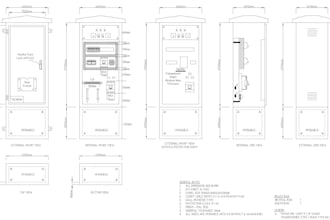 draw panel layout and wiring diagrams by autocad software