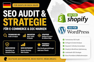 shopify SEO audit und betreuung