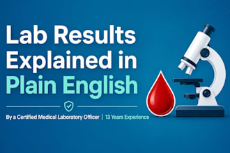 explain your lab test results in simple, clear language you can understand