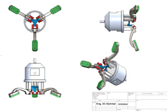 autocad 2d design, technical drawing, cad drafting and mechanical engineering