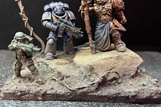 paint your miniatures in a grimdark theme