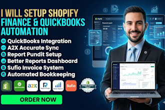 setup shopify finance quickbooks report pundit a2x sync better reports sufio app