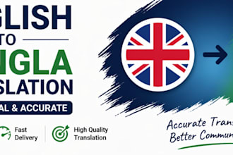 professional english to bangla translation manually