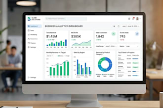create UI UX for business dashboards
