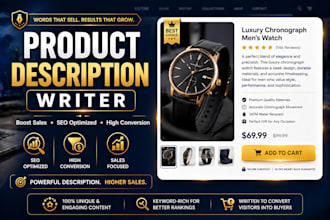 write product descriptions that increase sales
