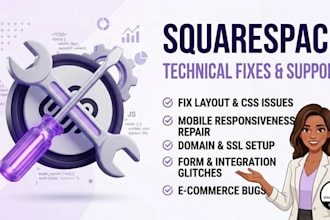 fix squarespace bugs css issues and technical errors