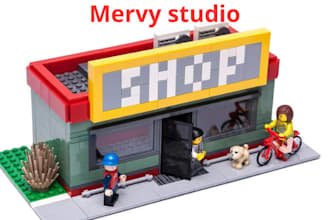 design custom 3d lego moc theme scale bricklink studio file pdf instruction
