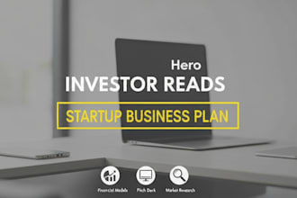 write an investor ready startup business plan and pitch deck