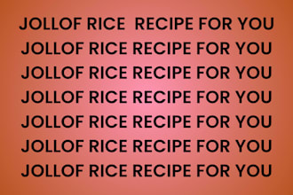 do html for jollof rice recipe cookbook