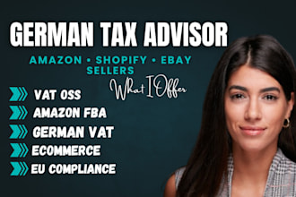 handle german vat, vat oss for amazon, shopify ebay and ecommerce sellers