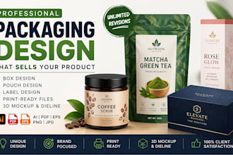 do brand product packaging box design, custom mailer box, gift box in 24hours