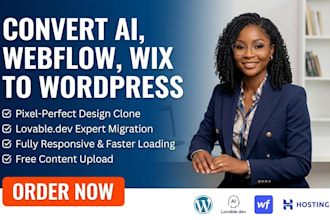 clone or transfer any lovable ai website to wordpress or hostinger