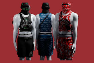 do second life 3d design 3d model 3d clothing 3d fashion 3d garment using clo3d