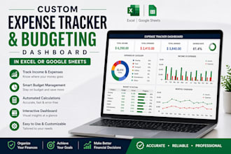 create a custom expense tracker and budgeting dashboard in excel or google