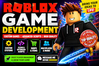 develop roblox game roblox game developer roblox game development roblox script