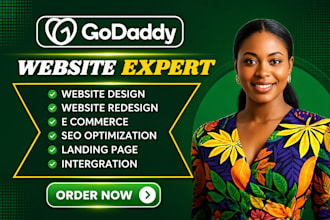 design godaddy website redesign godaddy website design develop godaddy