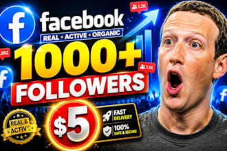 buy 1,000 facebook followers fast, organically