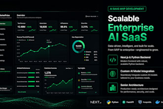 build a scalable ai saas mvp using nextjs and python ai