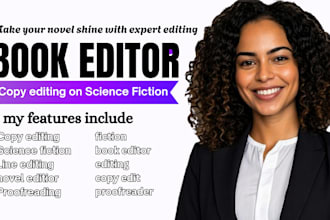 copy and line editing science fiction, proofreading as a novel editor