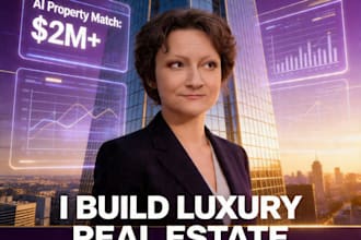 build a luxury ai powered real estate lovable website for your agency