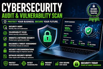 do cybersecurity audit and vulnerability scan