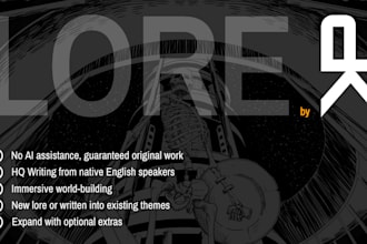 build immersive, professional lore for your game, book, or world