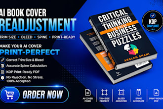 resize your bookcover to KDP trim size with correct bleed
