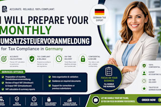 prepare your monthly umsatzsteuervoranmeldung for tax compliance