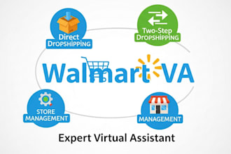 manage your walmart store,VA for dropshipping
